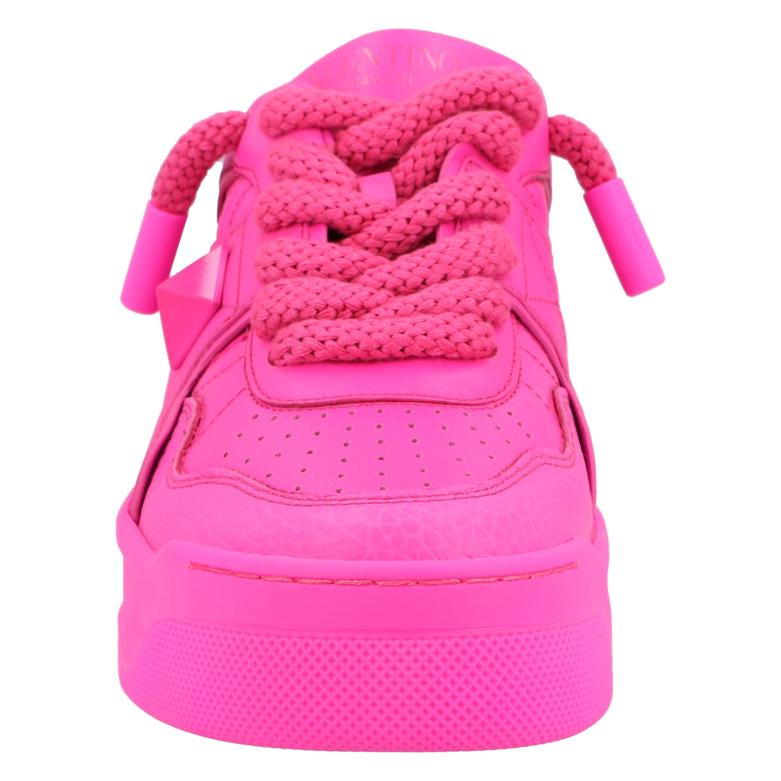 Pink One Stud Xl Leather Sneakers