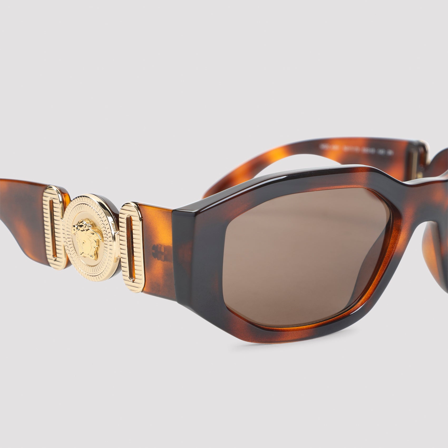 Rectangular Tortoiseshell Acetate Sunglasses