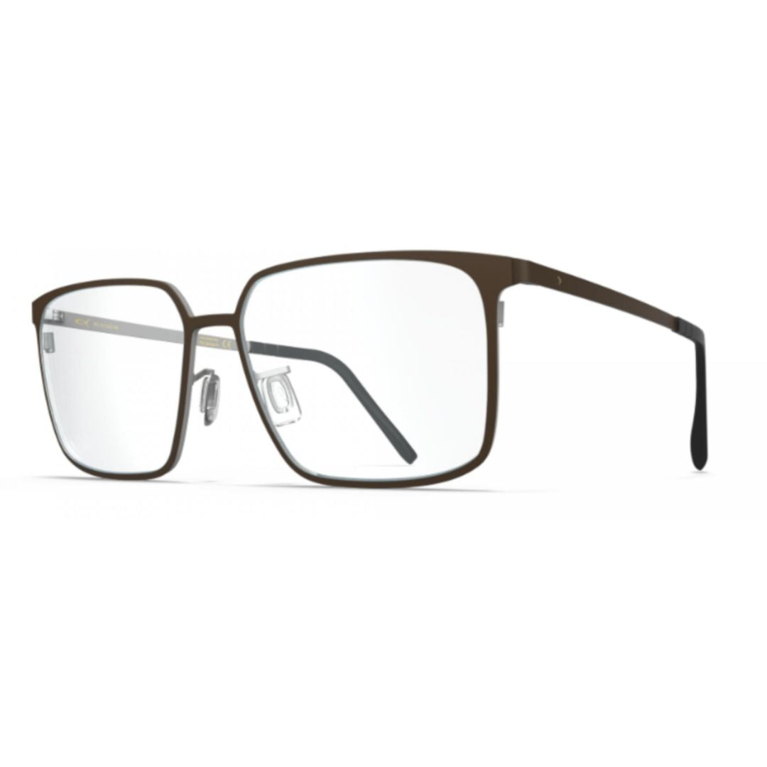 Bf1083 Cobalt Rectangular Beta-Titanium Eyeglasses with Adjustable Nose Pads