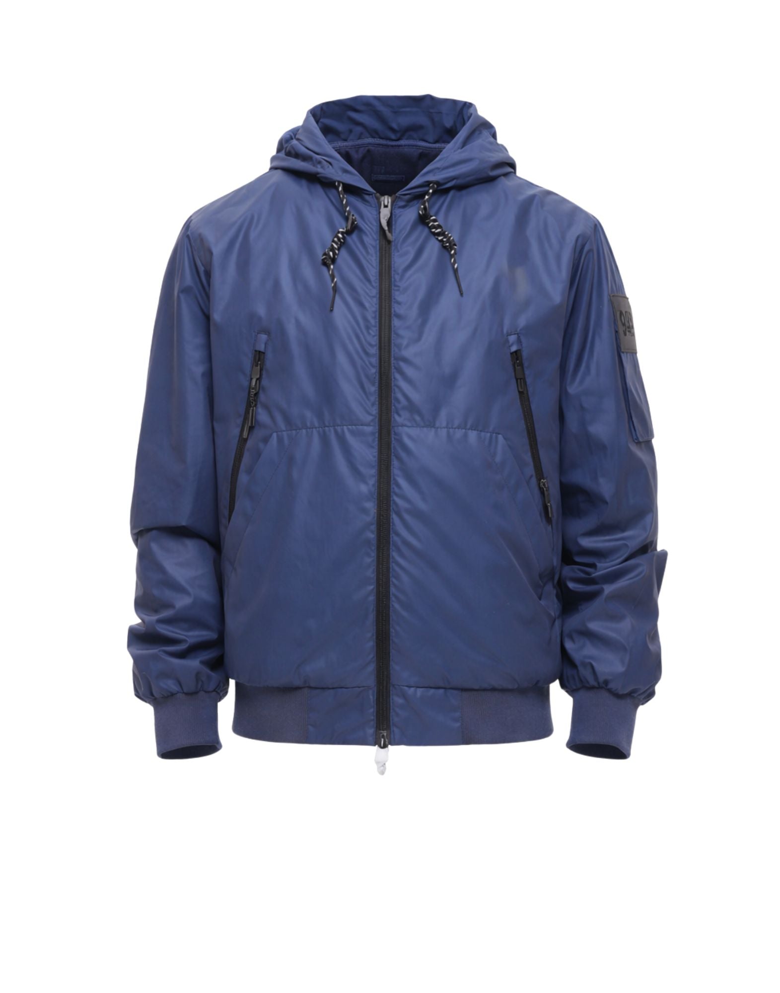 Mid-Season Hooded Jacket With Zip Closure And Regular Fit