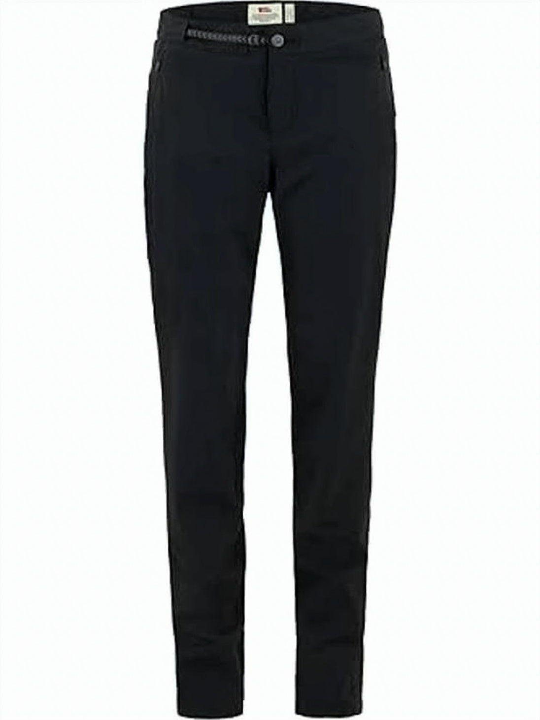 Straight-Leg Pants with Fitted Waist