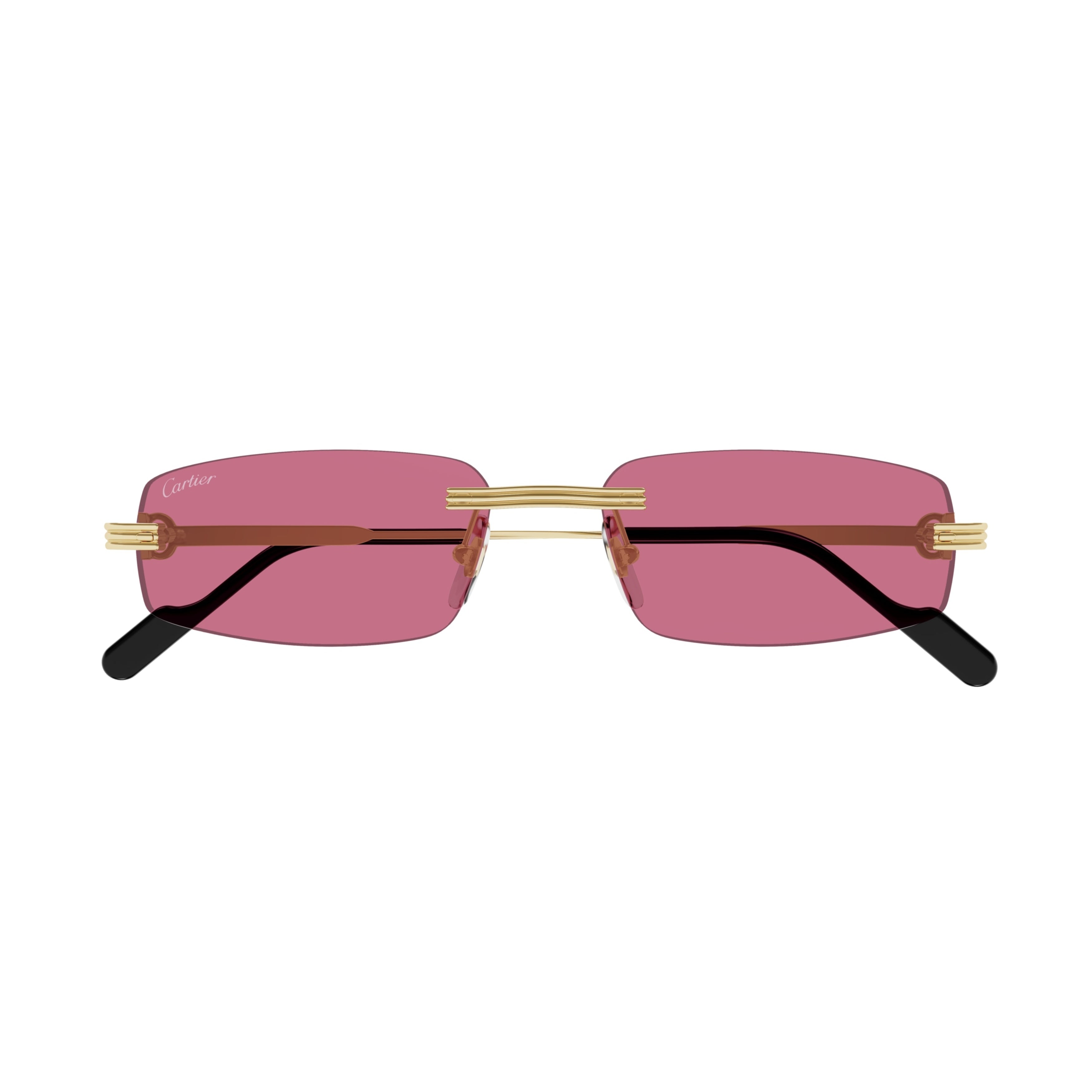 Ct0535s Rimless Sunglasses with Gold-Toned Detailing