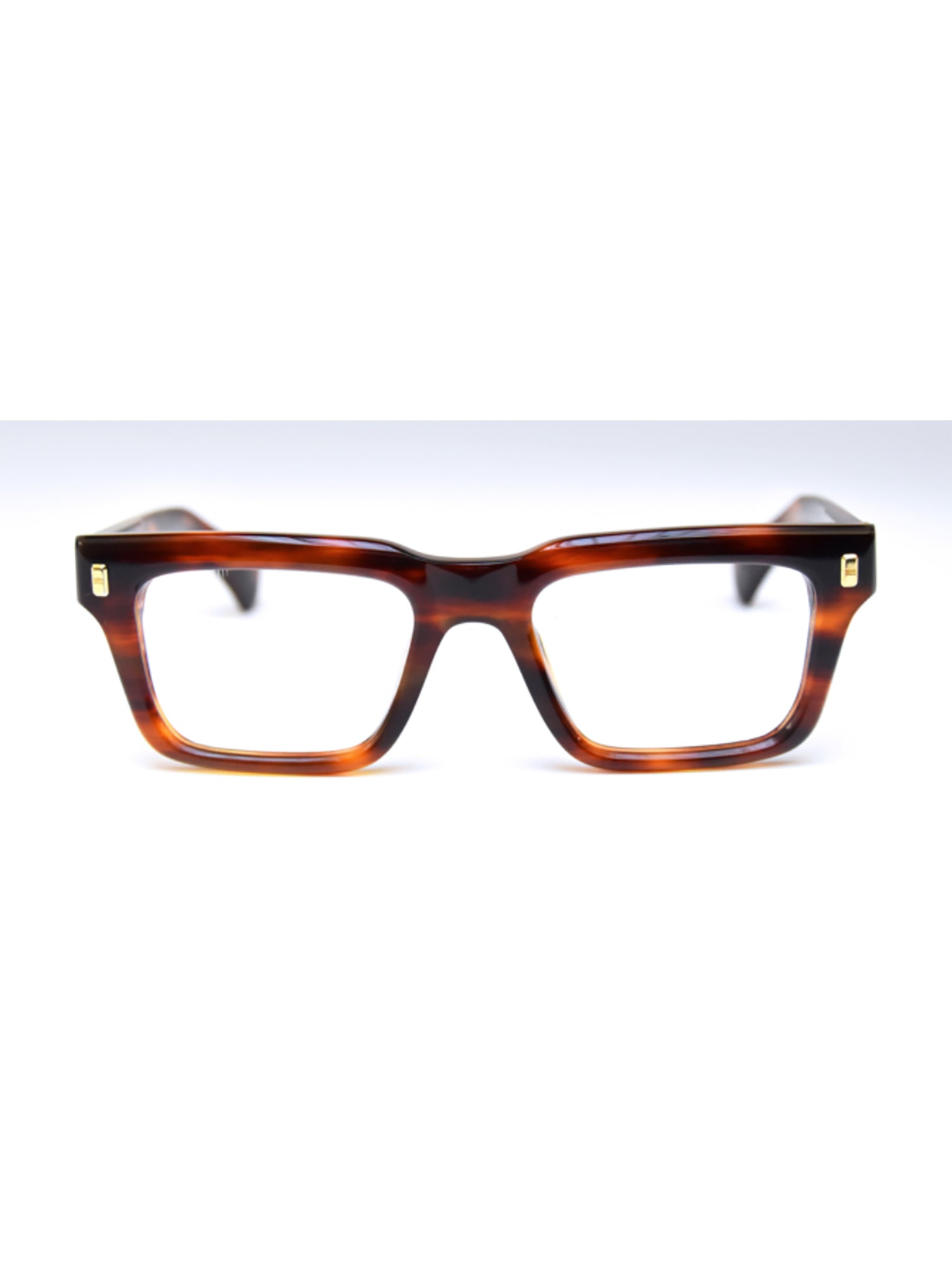 Kiurv FERRUCCIO Optical Frames with Tortoiseshell Pattern and Gold Accents