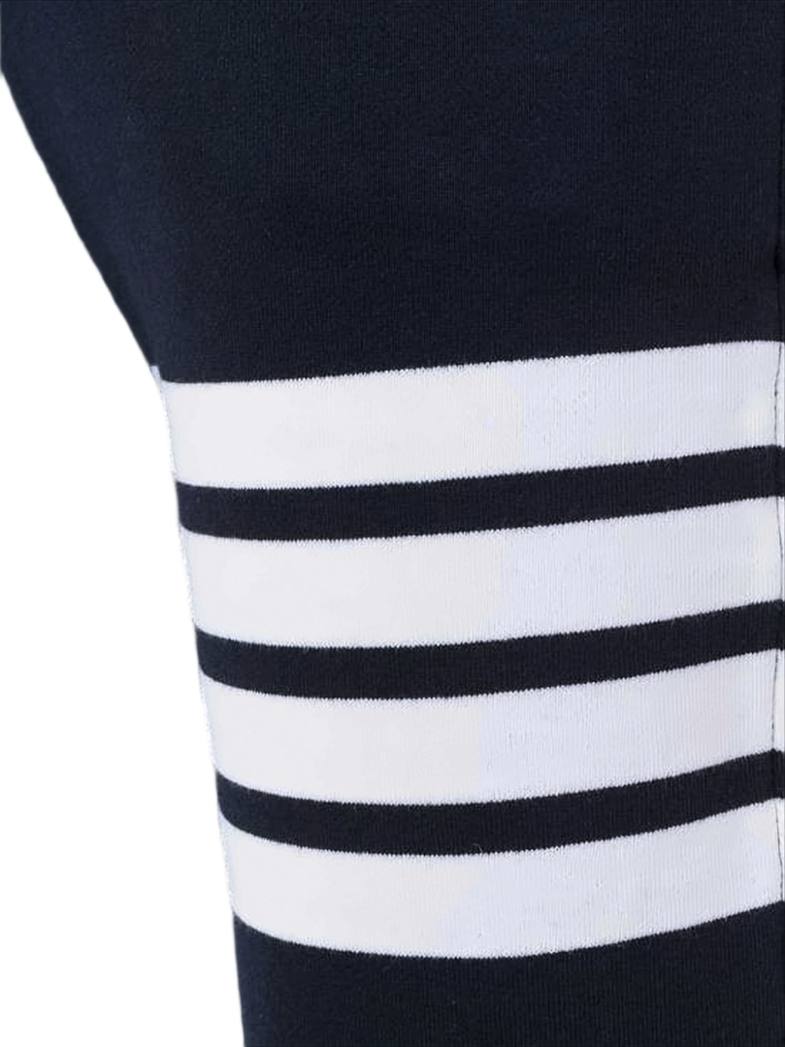 Black Jogger Pants with Distinctive Stripe Detail