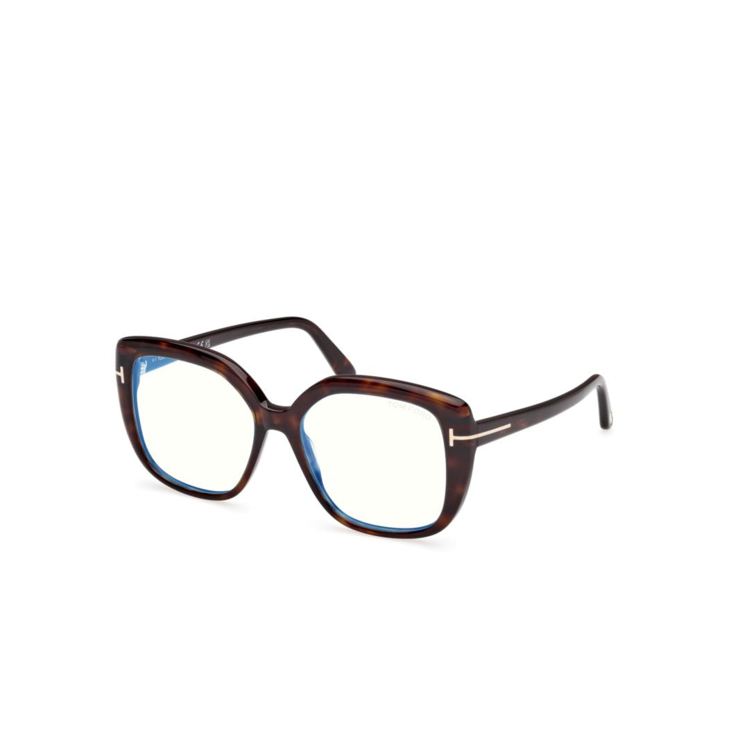 Ft6043-B Oversized Square Tortoiseshell Sunglasses