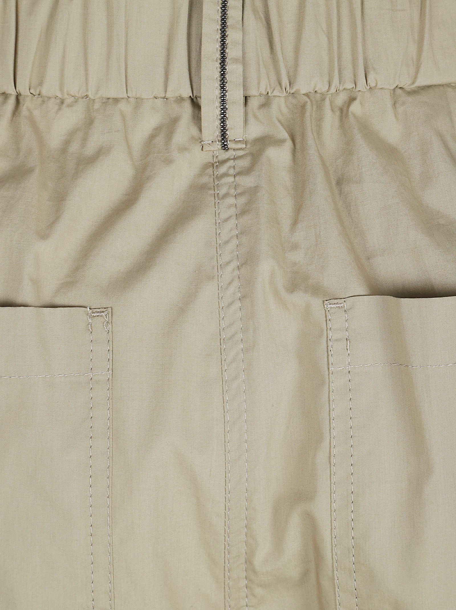 Relaxed Fit Cropped Trousers