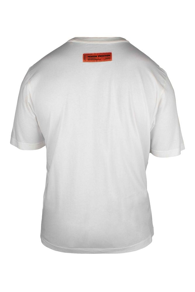 White Cotton T-Shirt With Bold Hpny Print