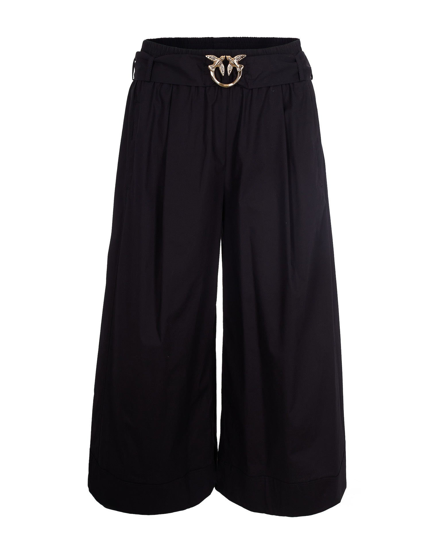 Bermuda Shorts with Gathered Waistband