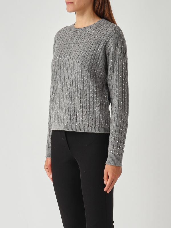 Ussuri Cable Knit Sweater In Virgin Wool