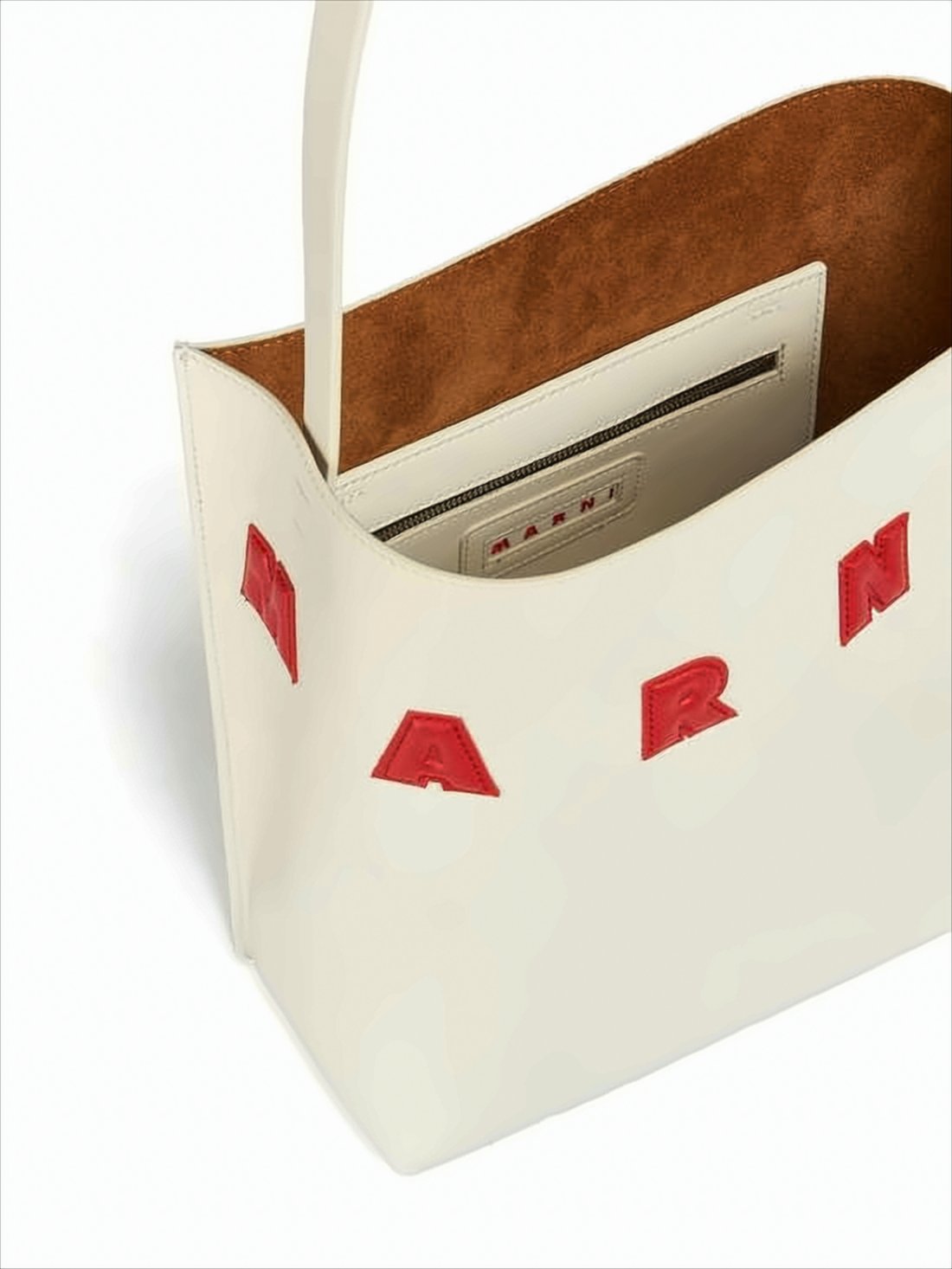 Rectangular Calf Leather Shoulder Bag