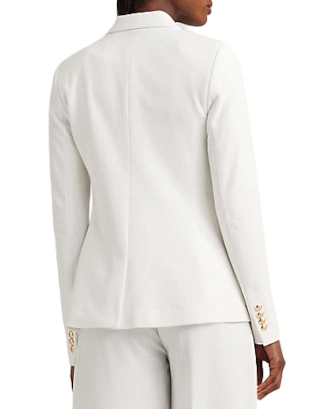 White Sportswear Pique Lined Jacket