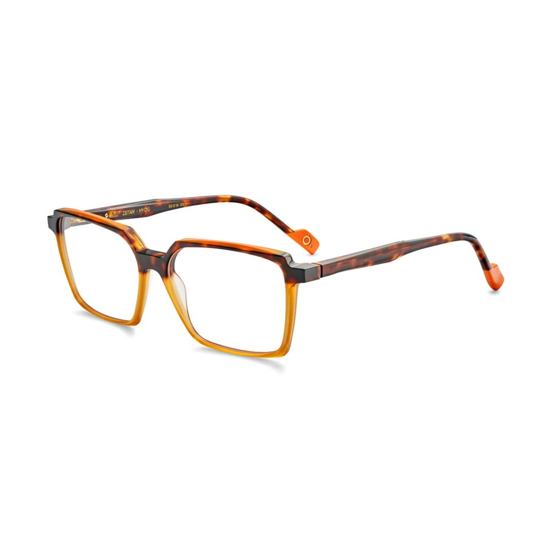 Zeitan Bold Square Frame Sunglasses with Tortoiseshell Gradient