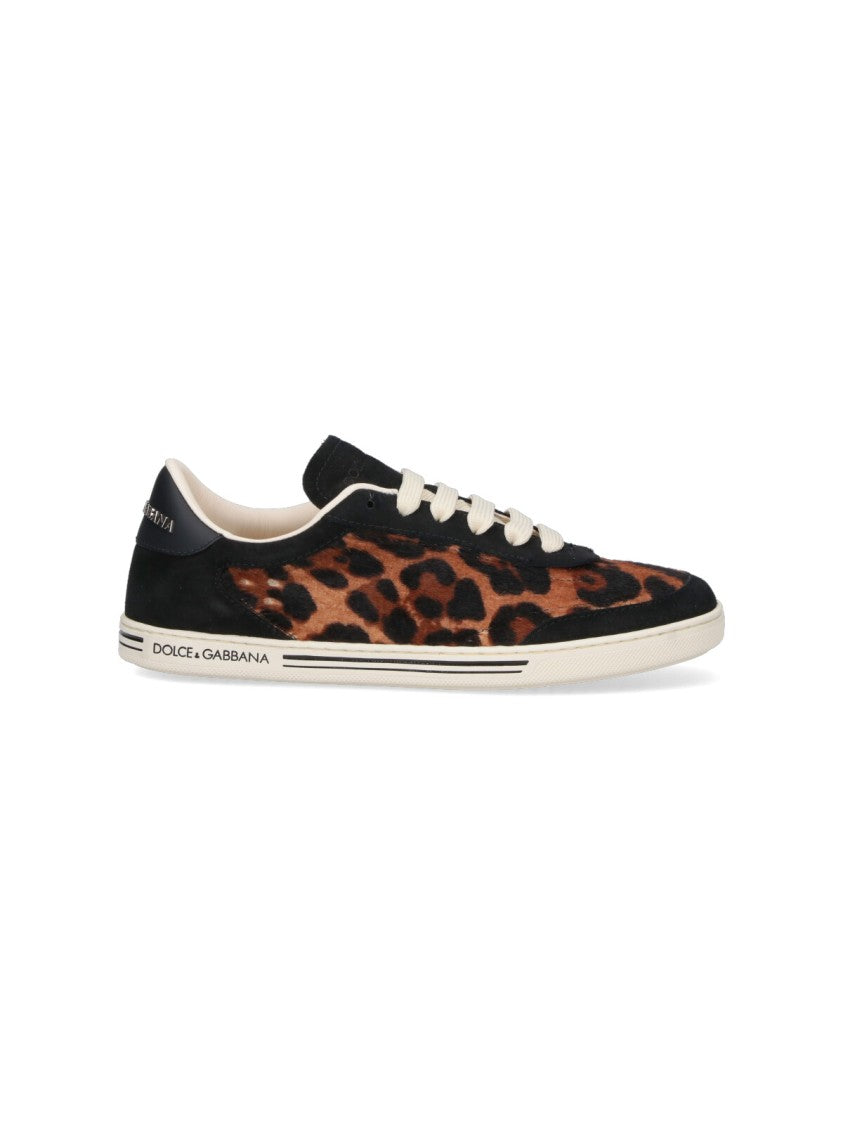 "Saint Tropez" Sneakers – Brown Leopard Print
