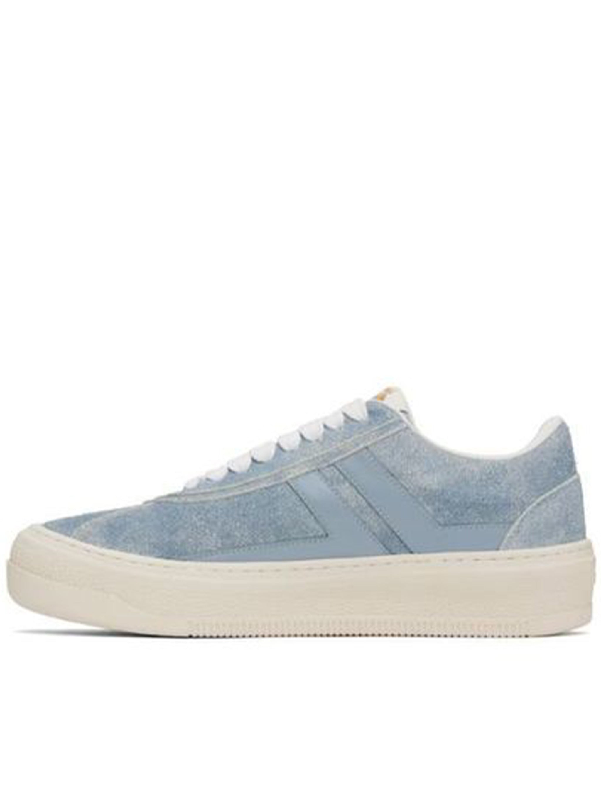 Blue Cash Sneakers Textured Suede Sneakers
