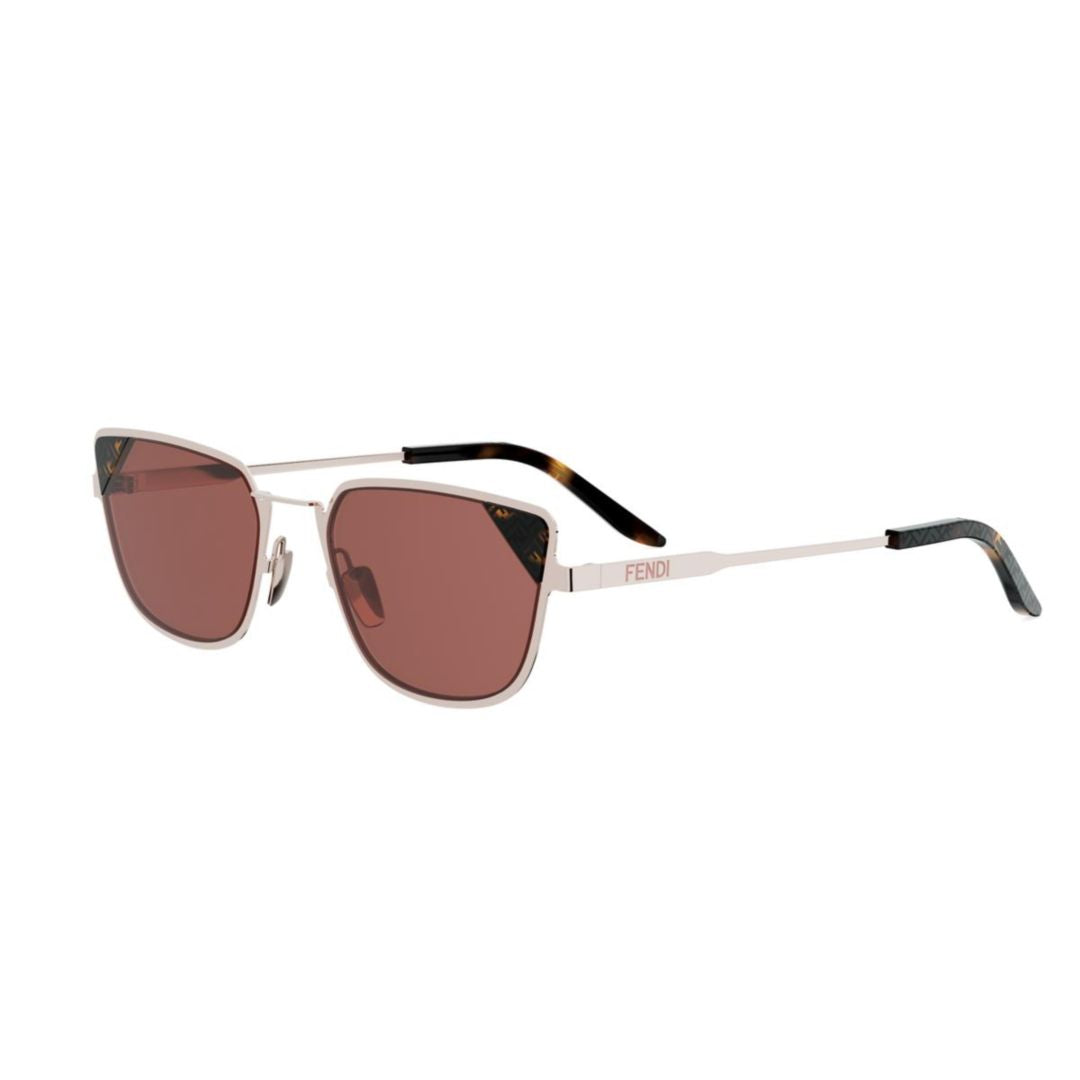 Fe40188u Geometric Frame Sunglasses