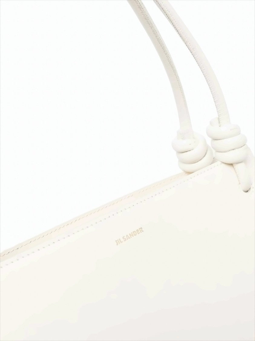Structured Medium Handbag with Knotted Details