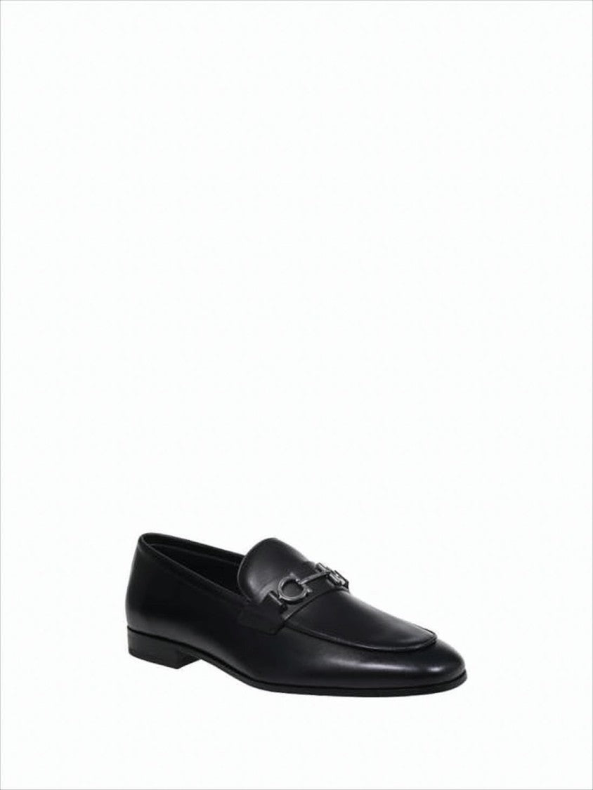 Black Leather Loafers