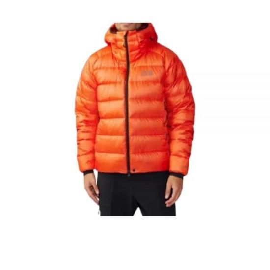 Horizontal Quilted Puffer Jacket With Insulating Down And Feather Filling