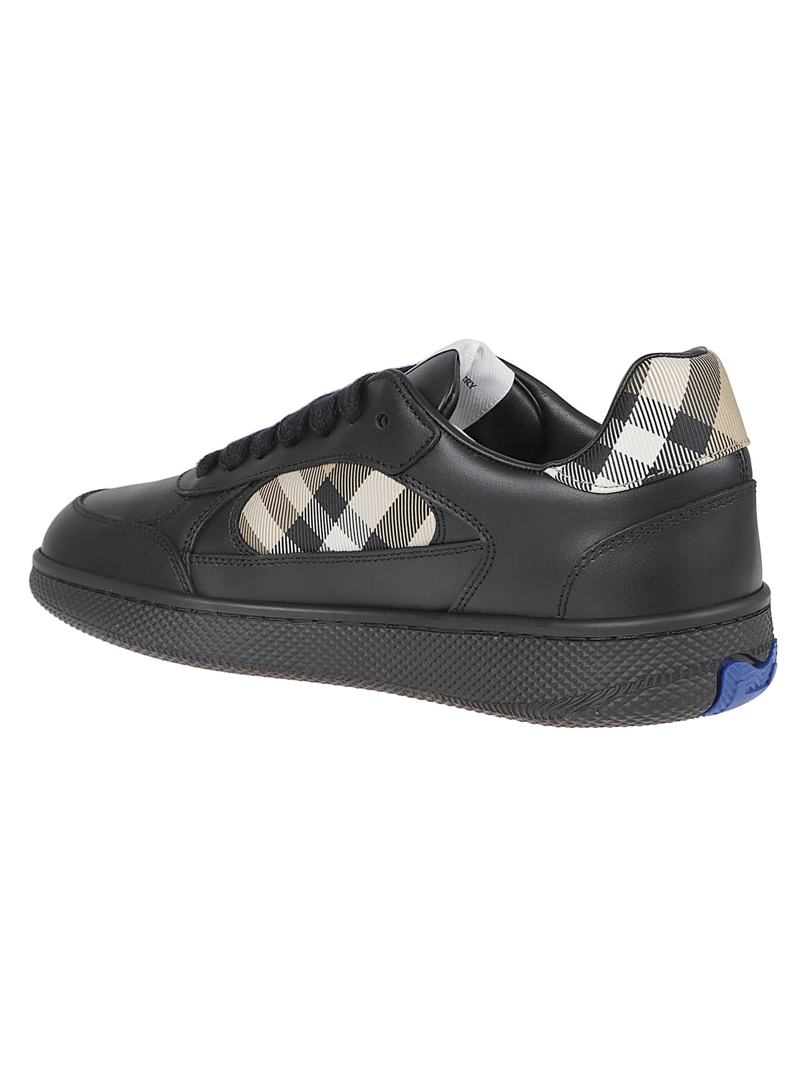 Black Leather Sneakers