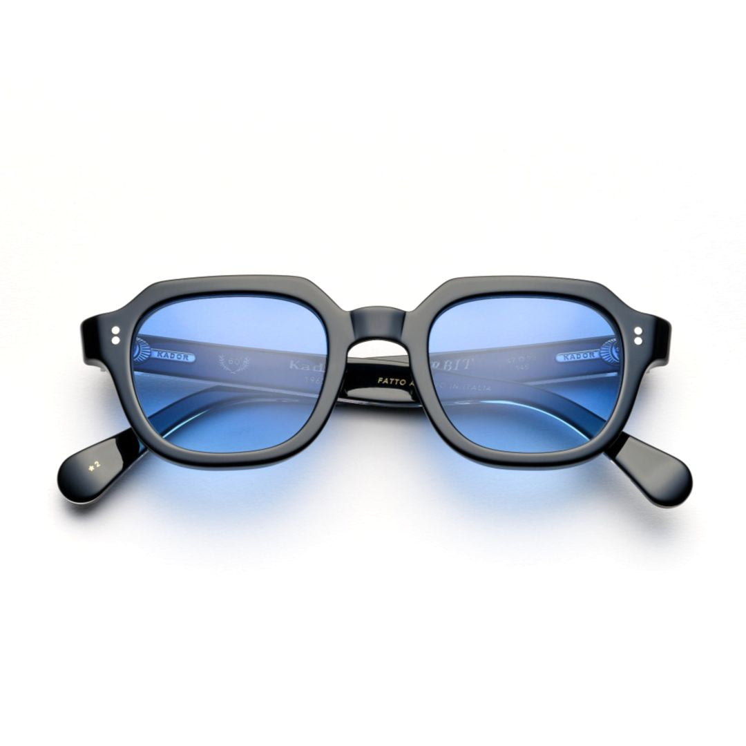Orbit Special-S Geometric Frame Sunglasses with Gradient Blue Lenses