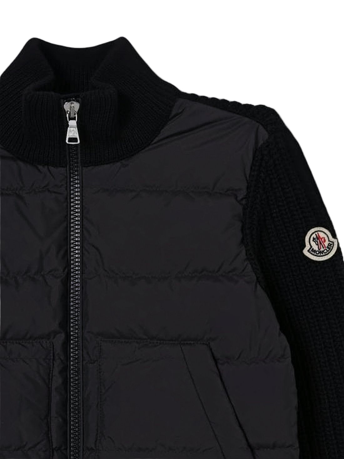 Moncler Quilted Padded Jacket with High Collar