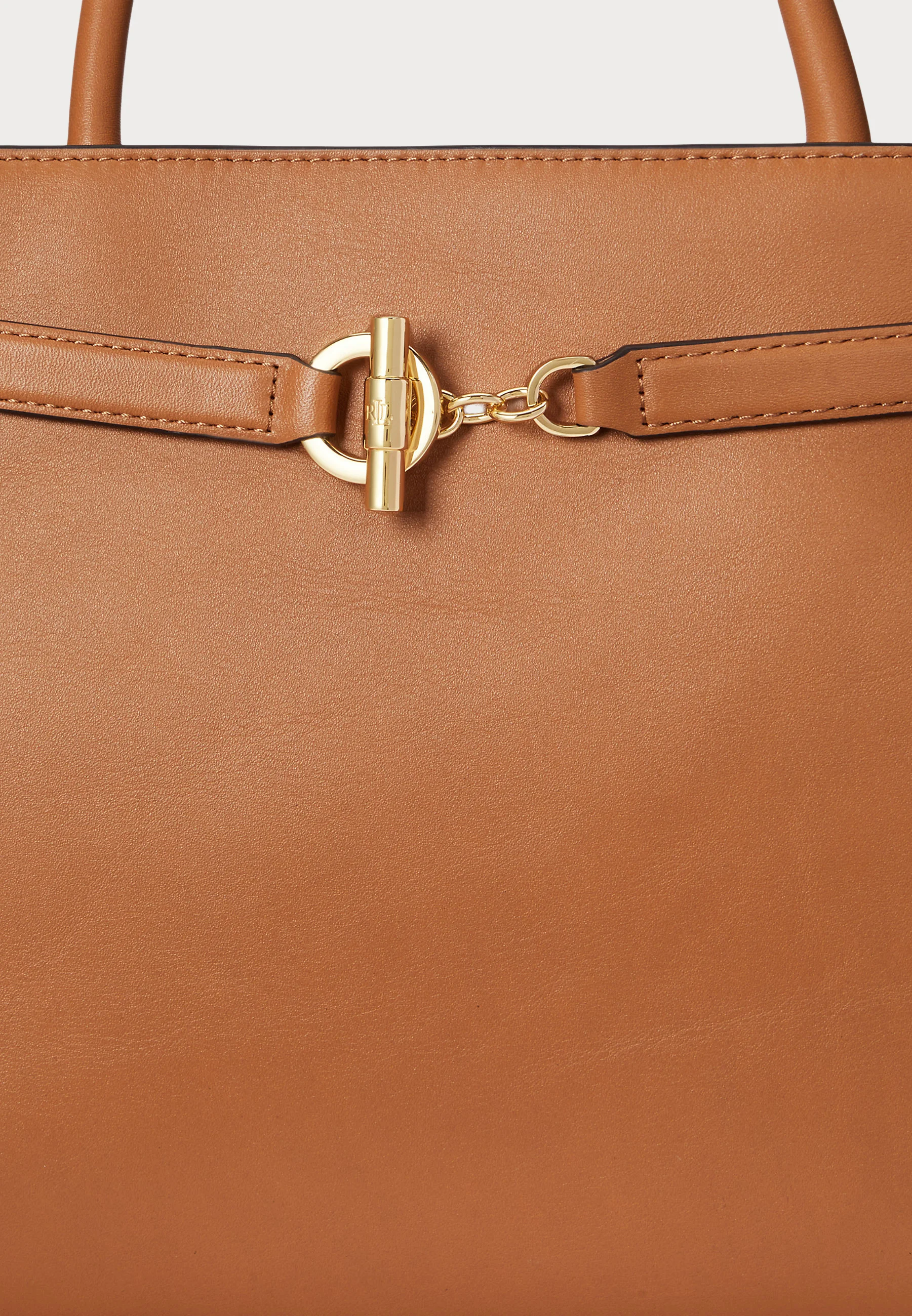Brown Smooth Leather Satchel Bag