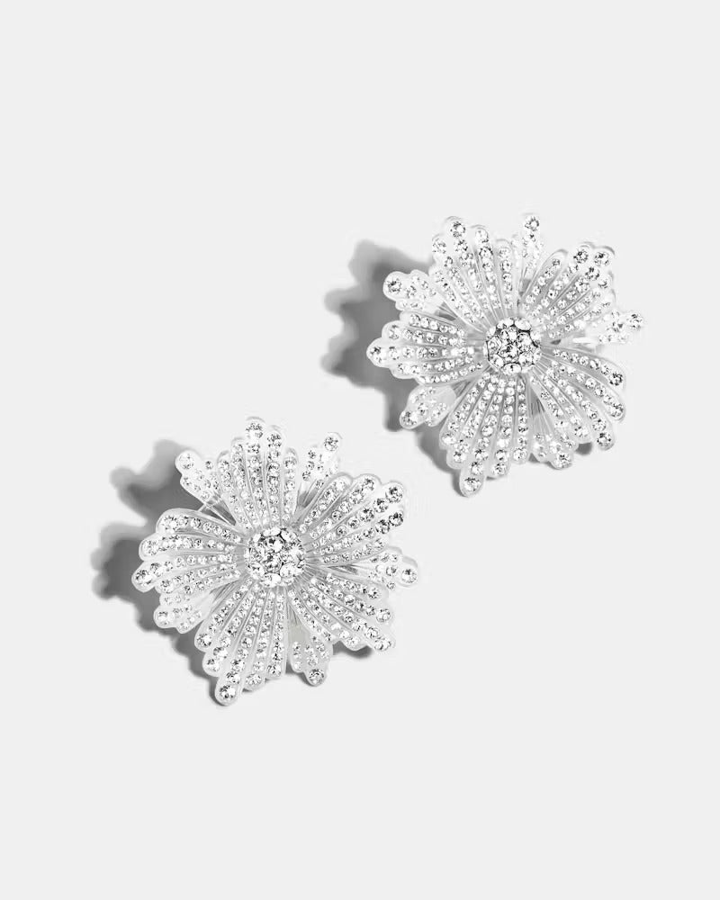 Peony Crystal Earrings