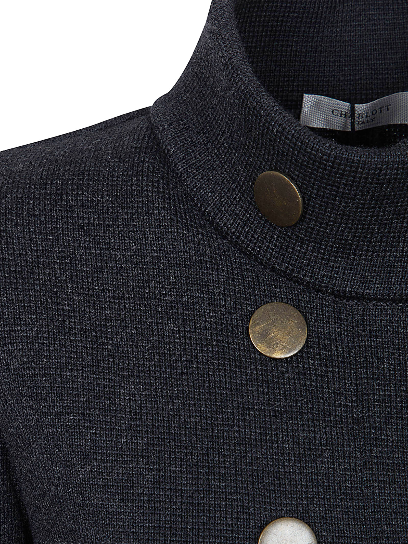 Double-Breasted Grey Wool Coat