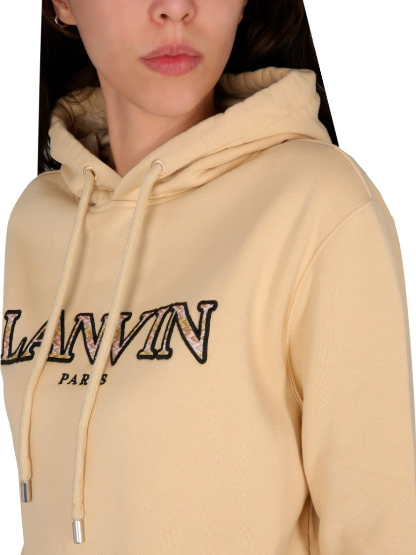 Relaxed-Fit Cotton Sweatshirt With Drawstring Hood