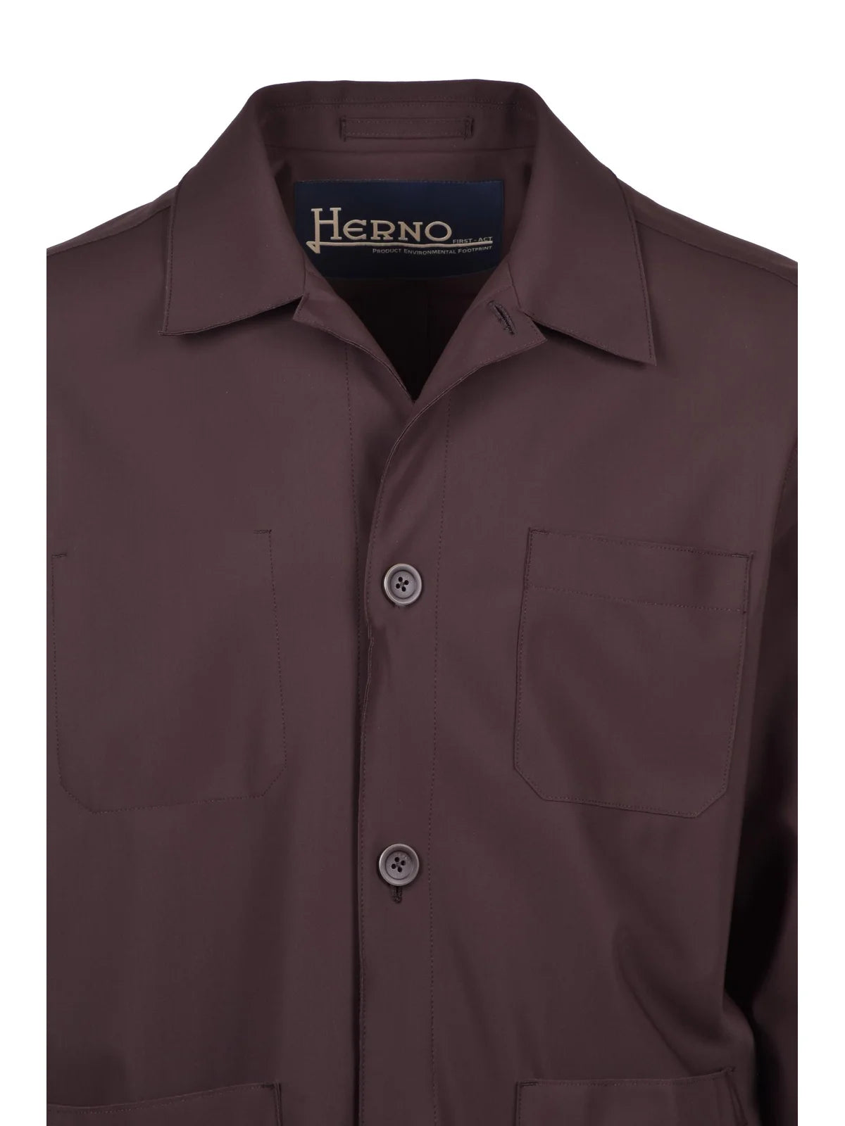 Scuba Shirt Jacket - Brown