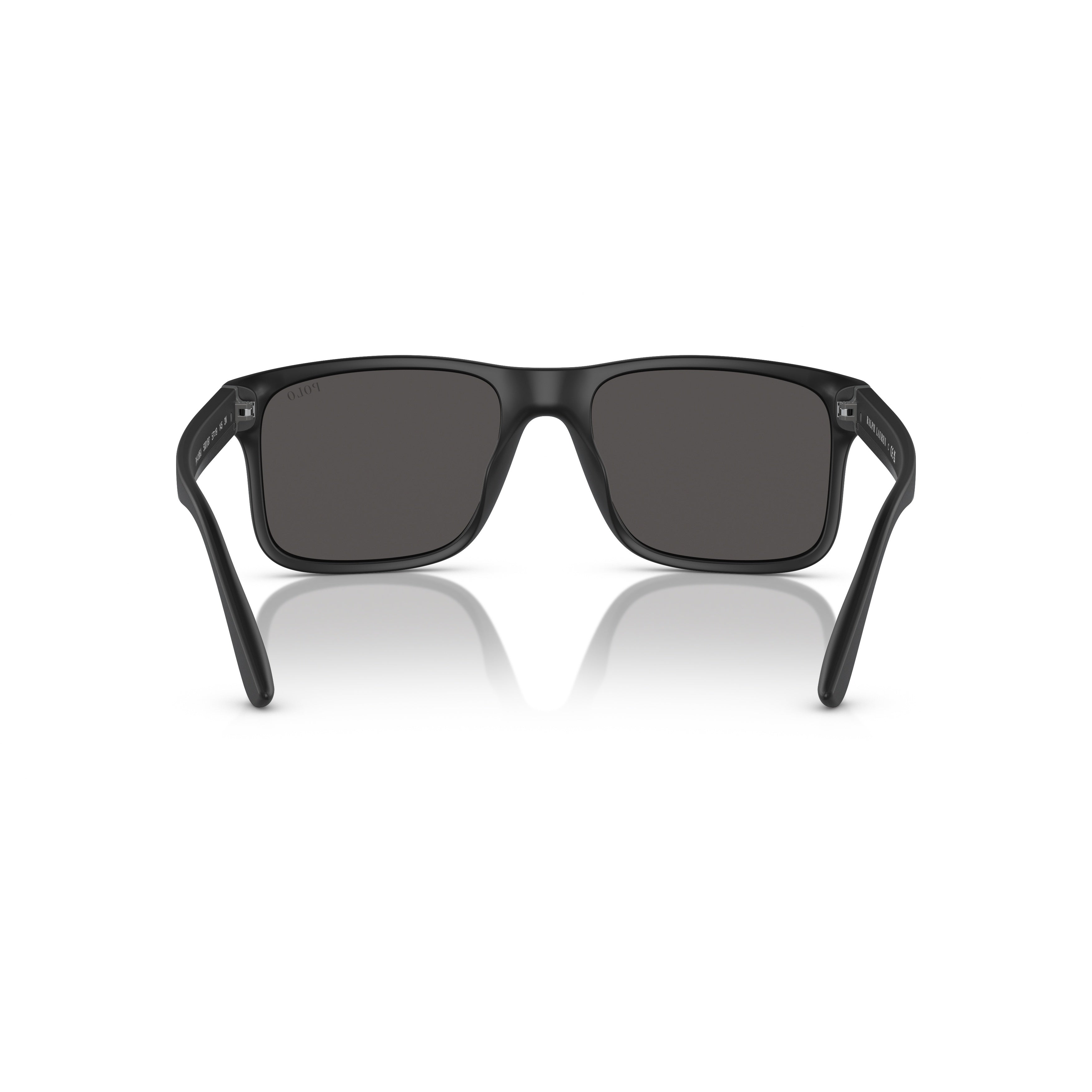 0ph4195u Rectangular Matte Black Sunglasses