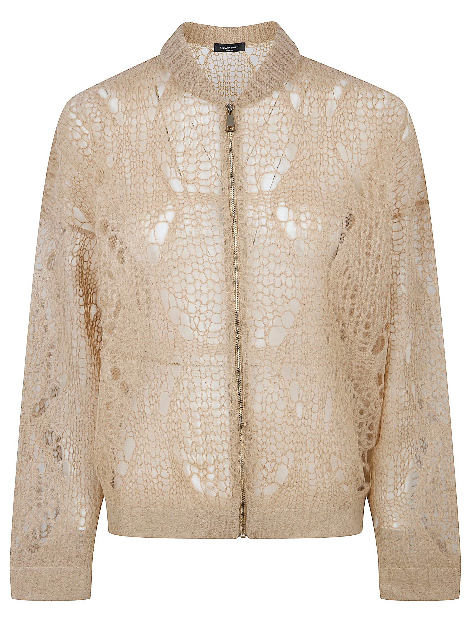 Contemporary Mohair Bomber Jacket