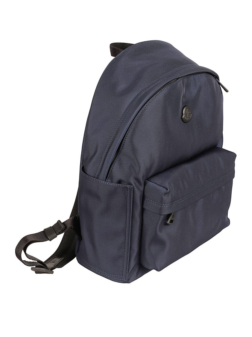 Nylon Backpack With Two-Way Zip Closure