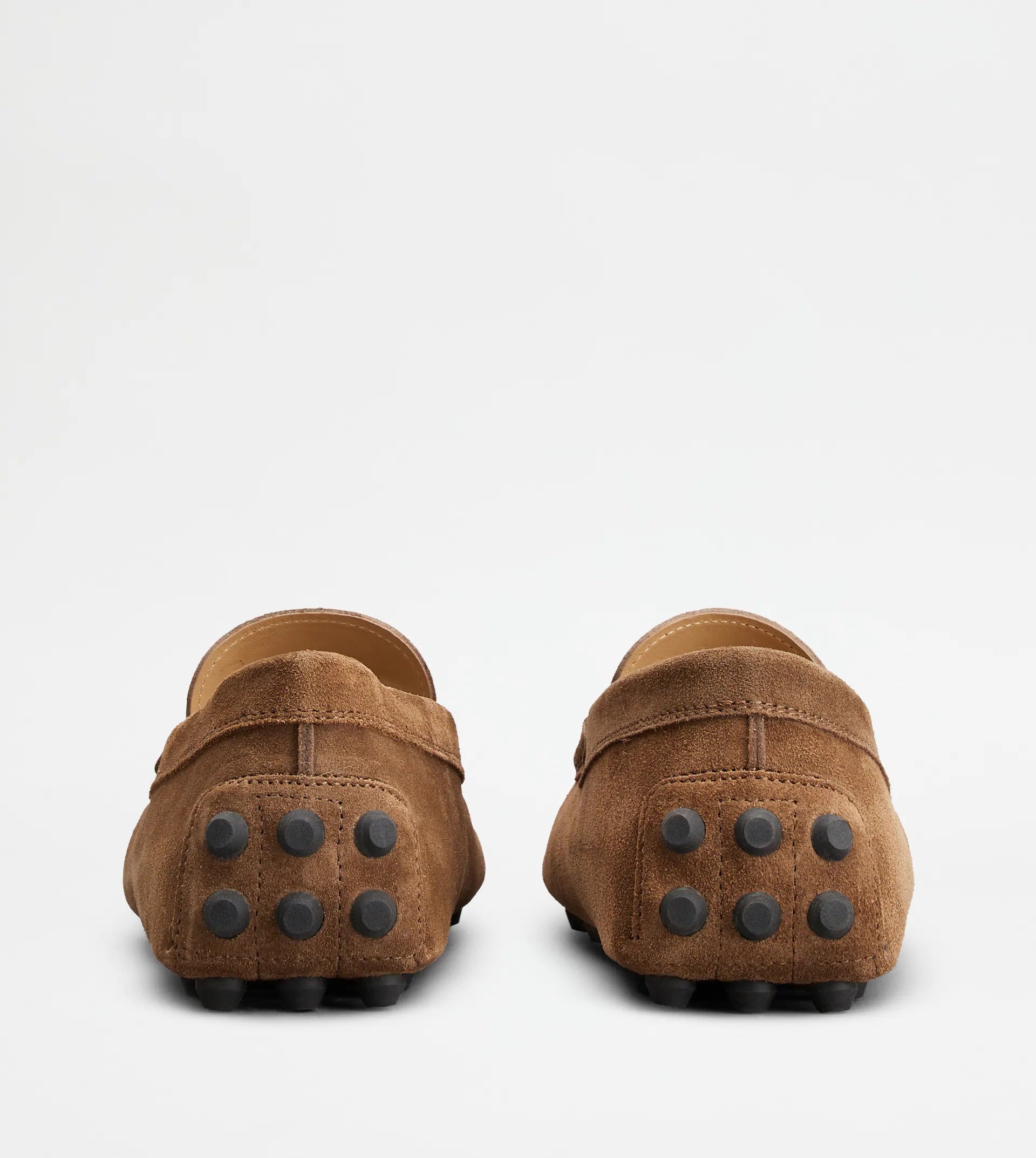 Brown Mocassino Gommino Macro 52K Shoes