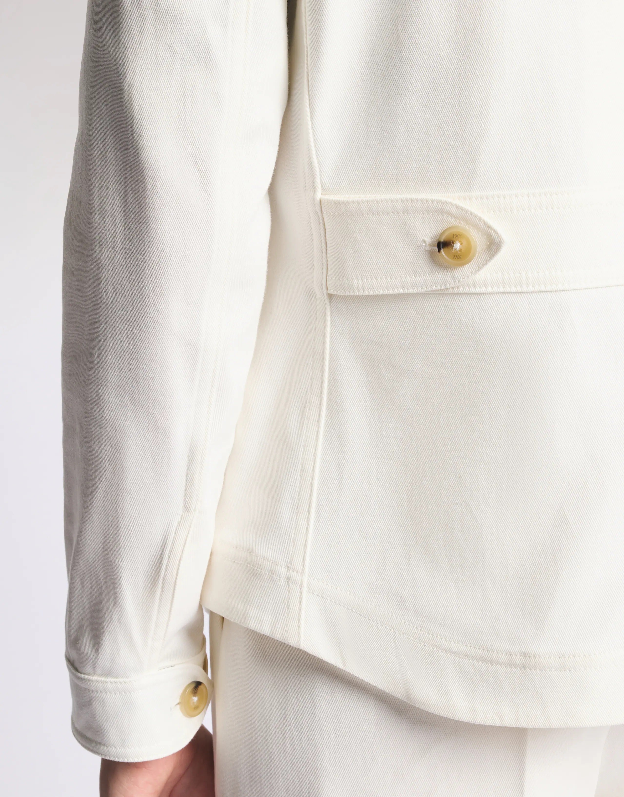 Shirt Jacket with Distinctive Hook Closure