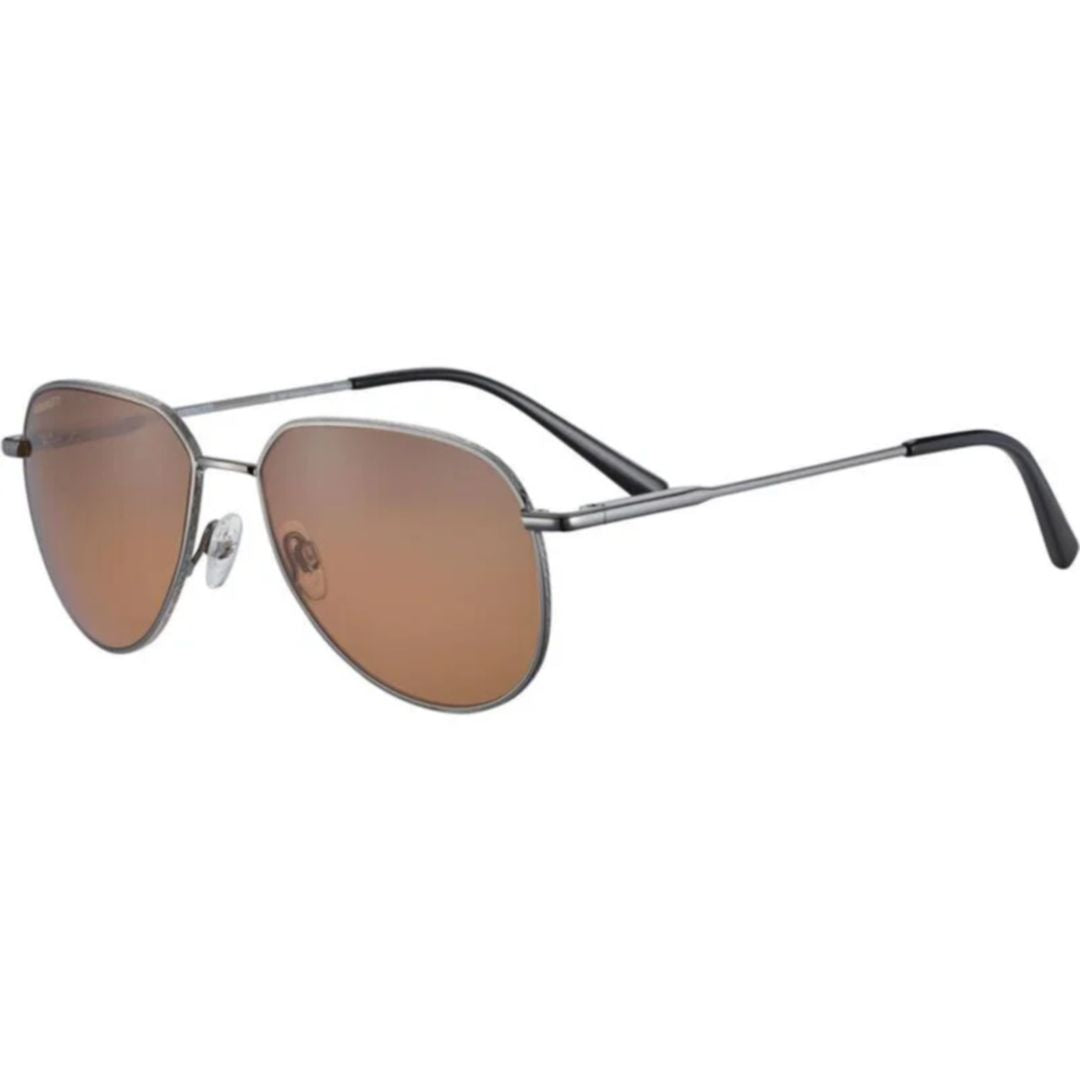 Haywood Aviator Sunglasses with Silver Metal Frame