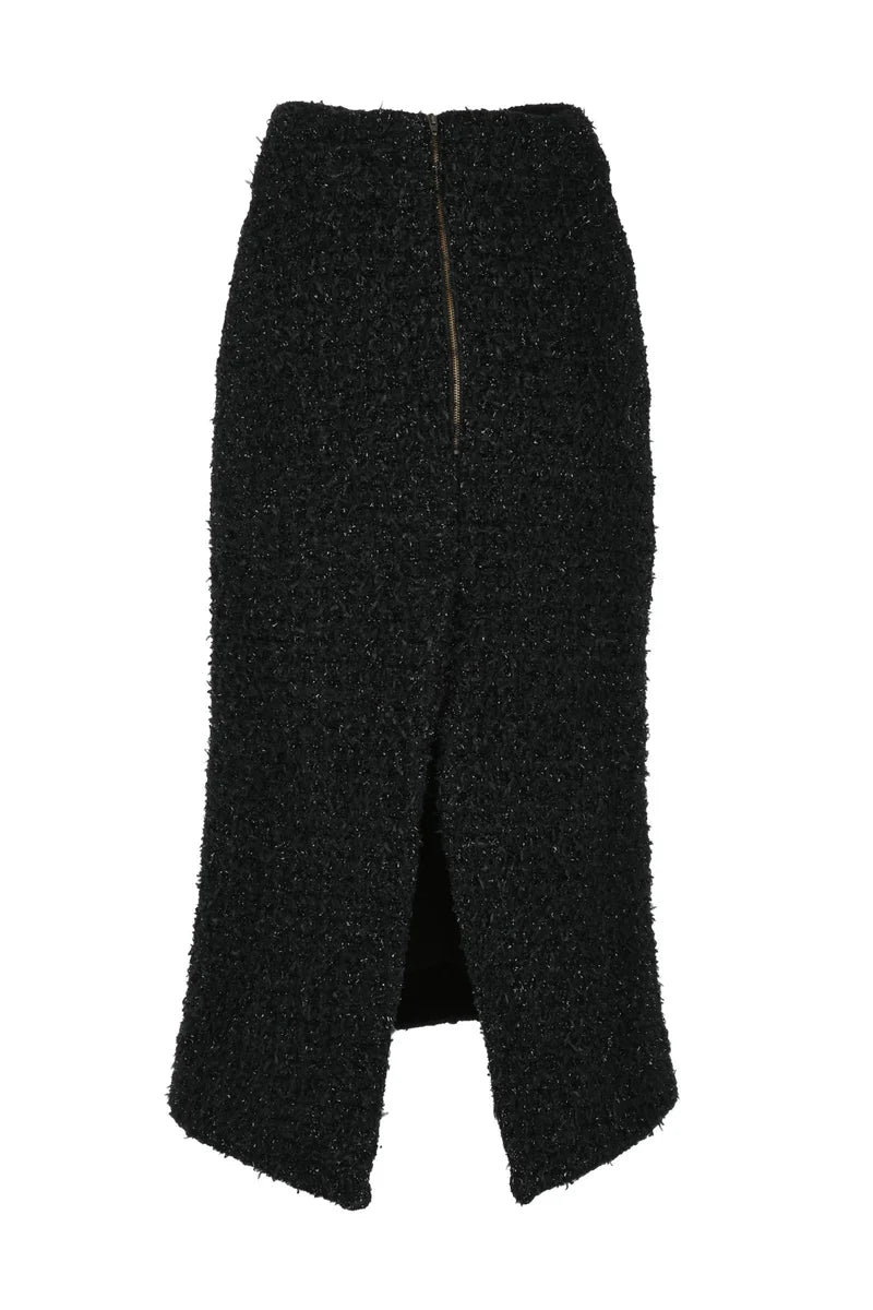 Bouclé Skirt - Black