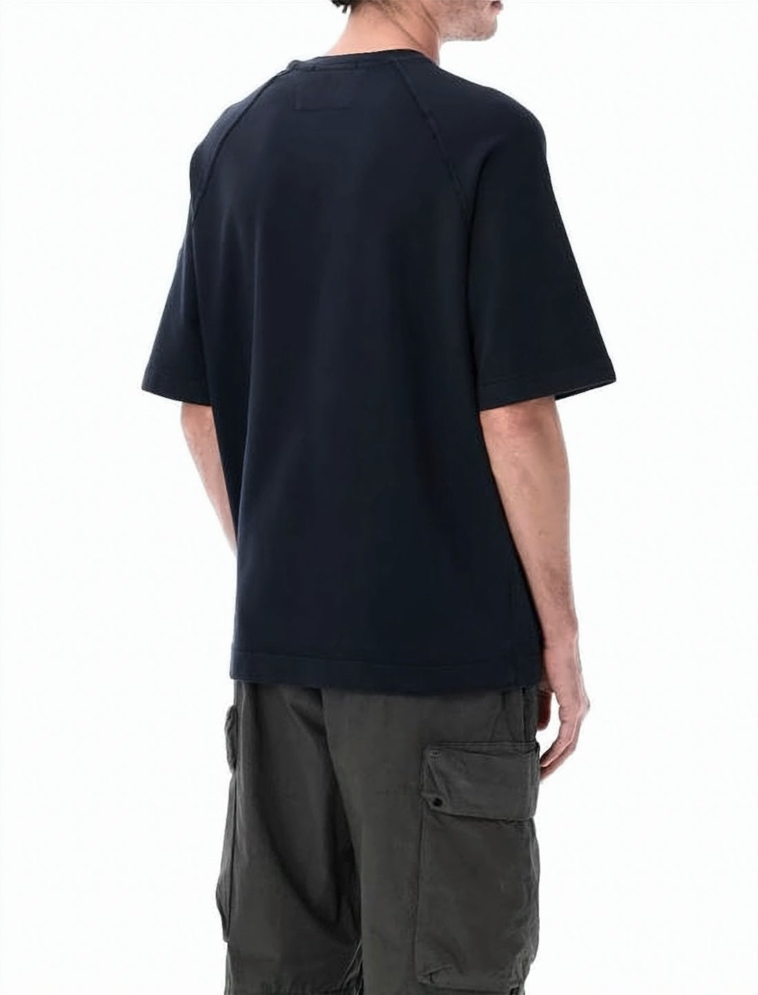 Relaxed-Fit Cotton Short-Sleeve Sweatshirt With Raglan Sleeves