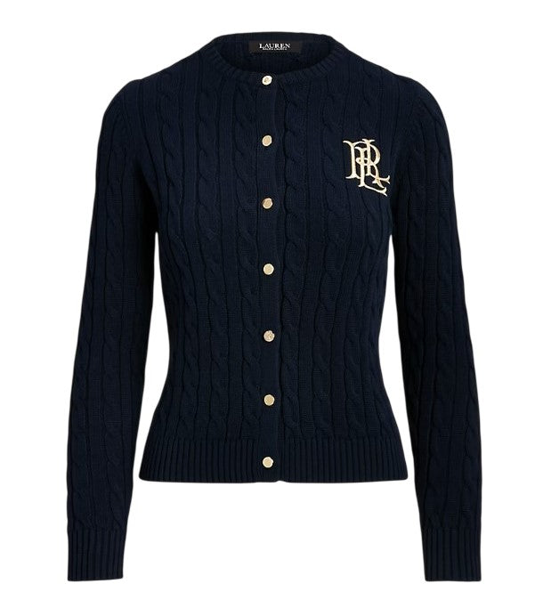 Cable-Knit Cotton Cardigan
