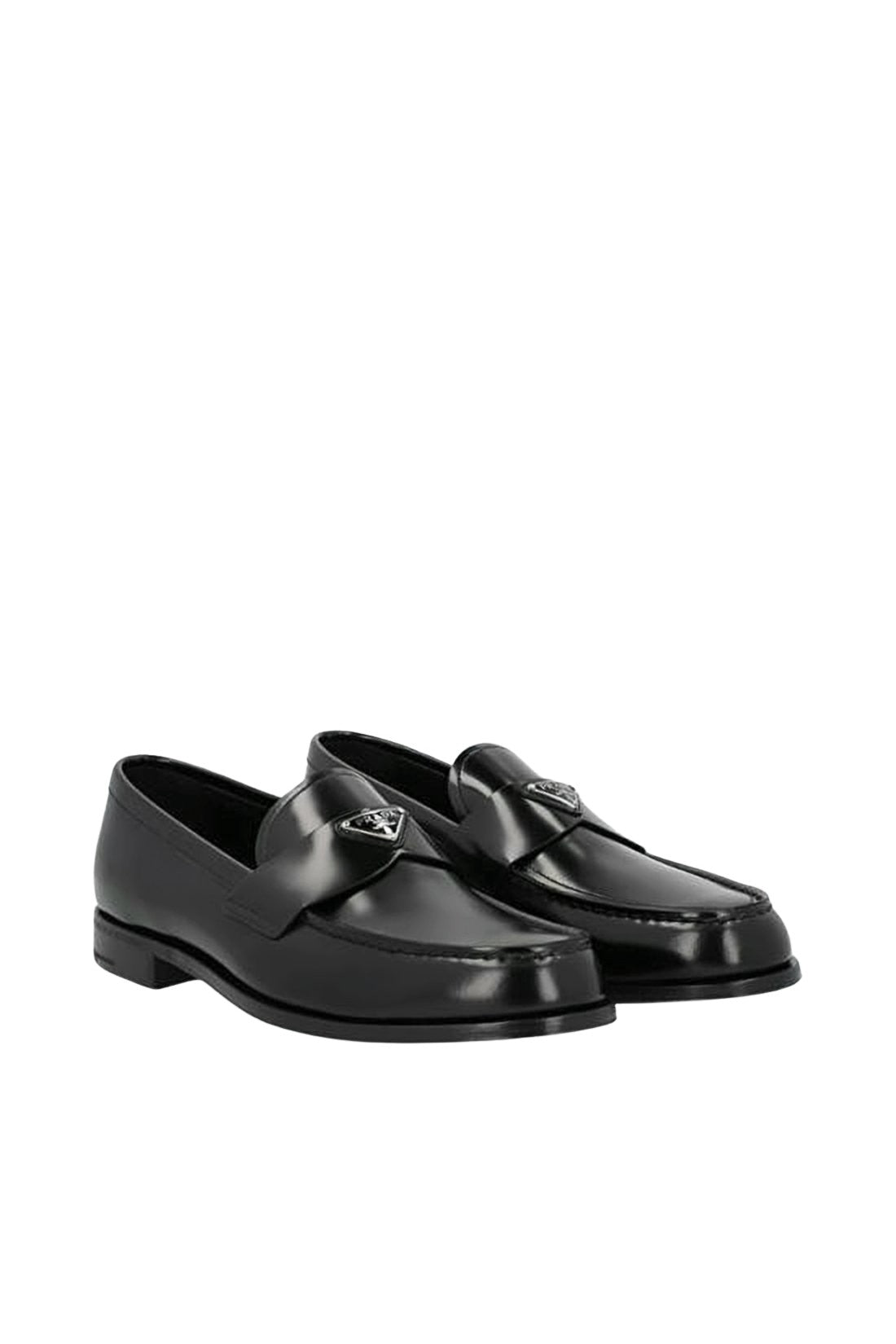 Polished Leather Loafer with Penny Strap