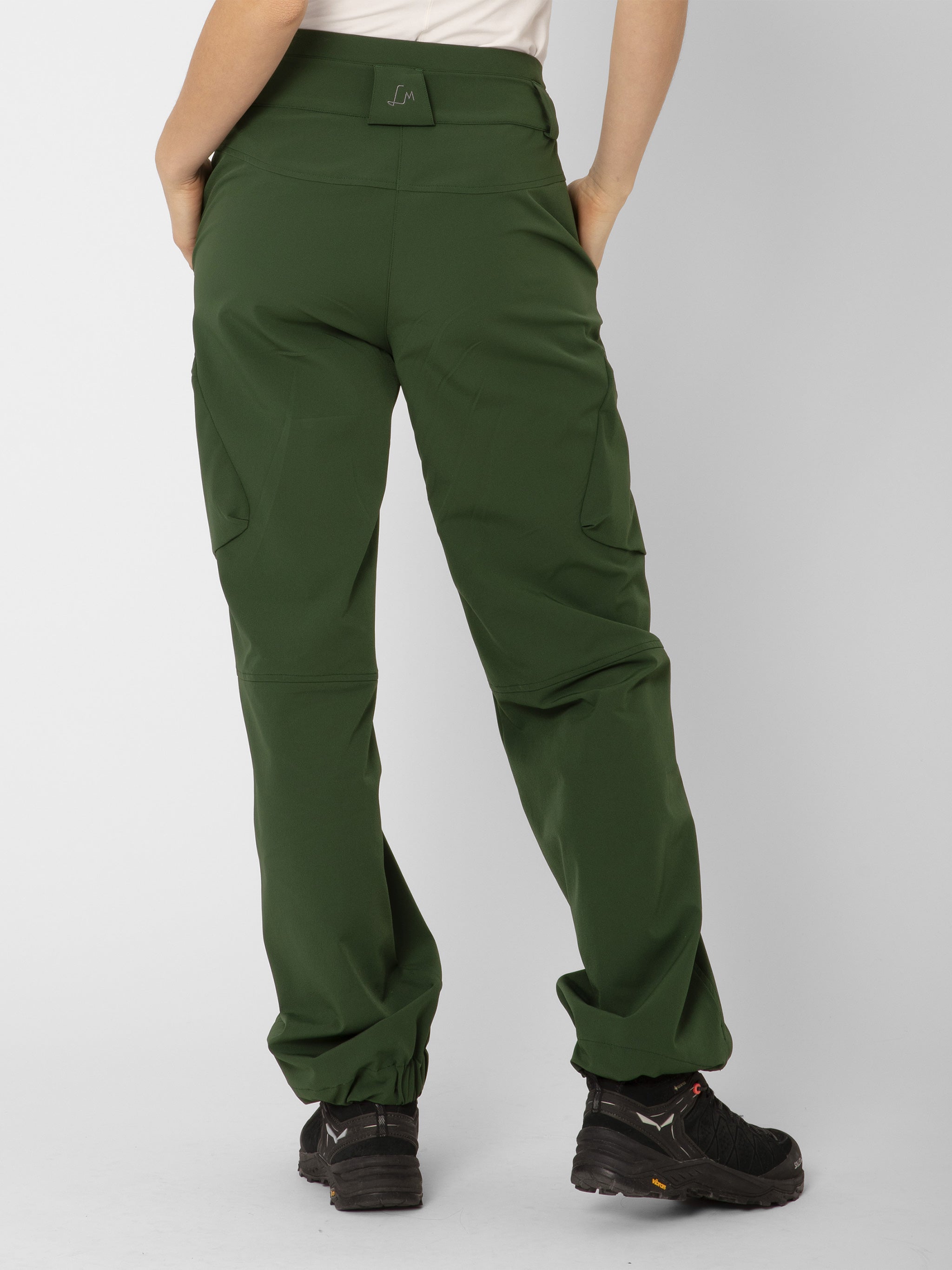 Olive Serena Travel Relaxed Cargo Pants