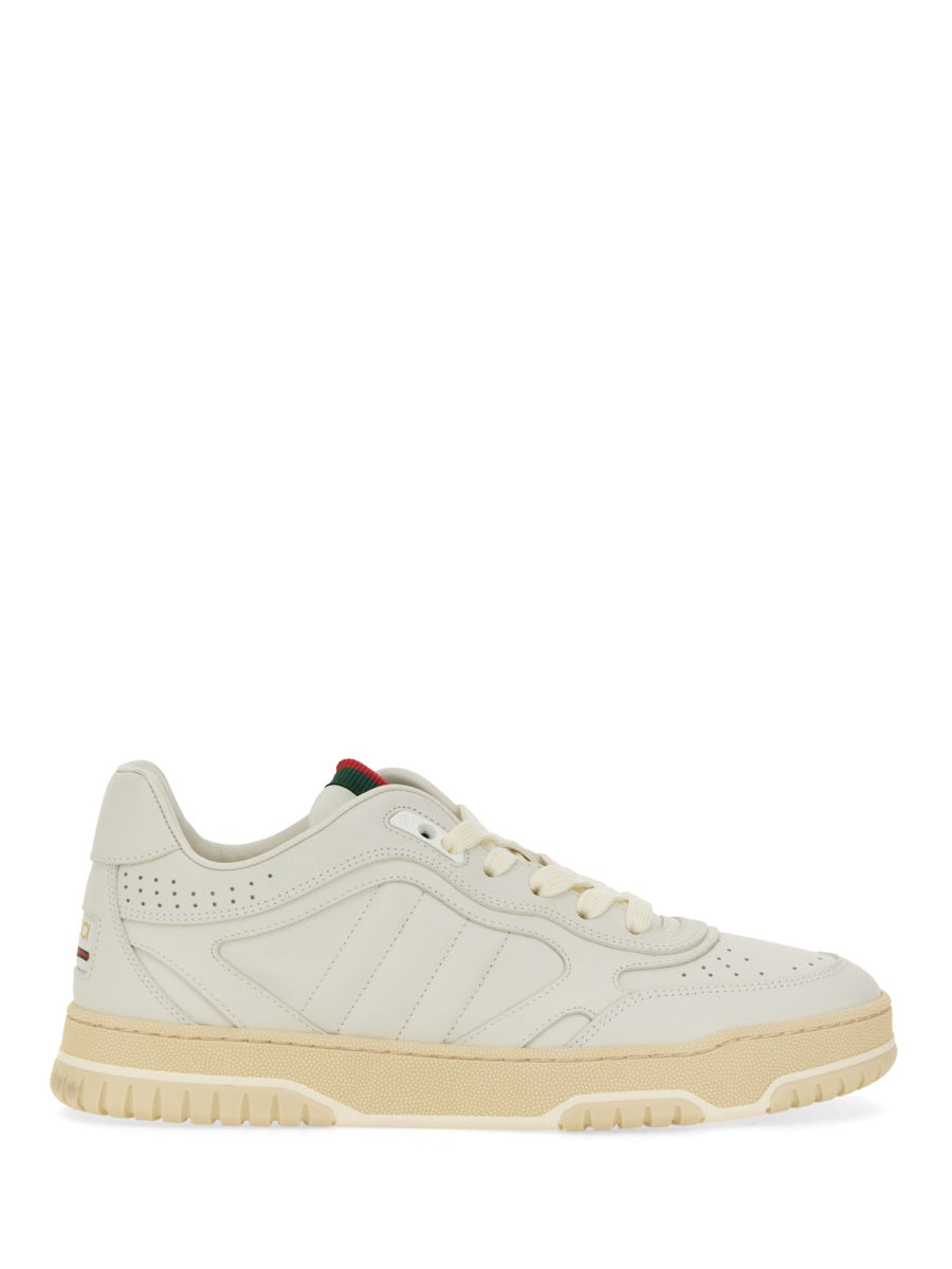 Leather Sneaker Featuring Sleek Design