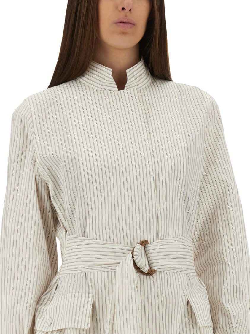 Structured Cotton And Silk Blouson