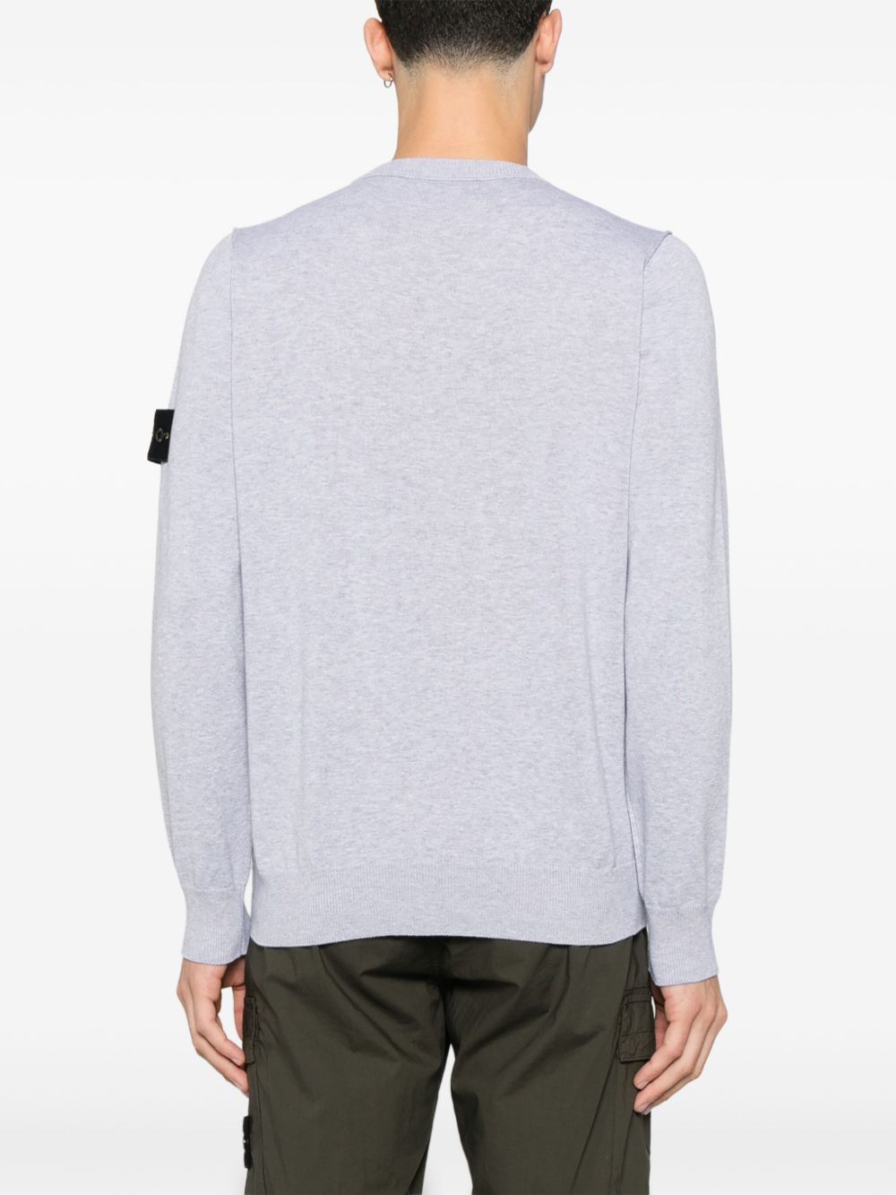 Cotton Ribbed Sweatshirt