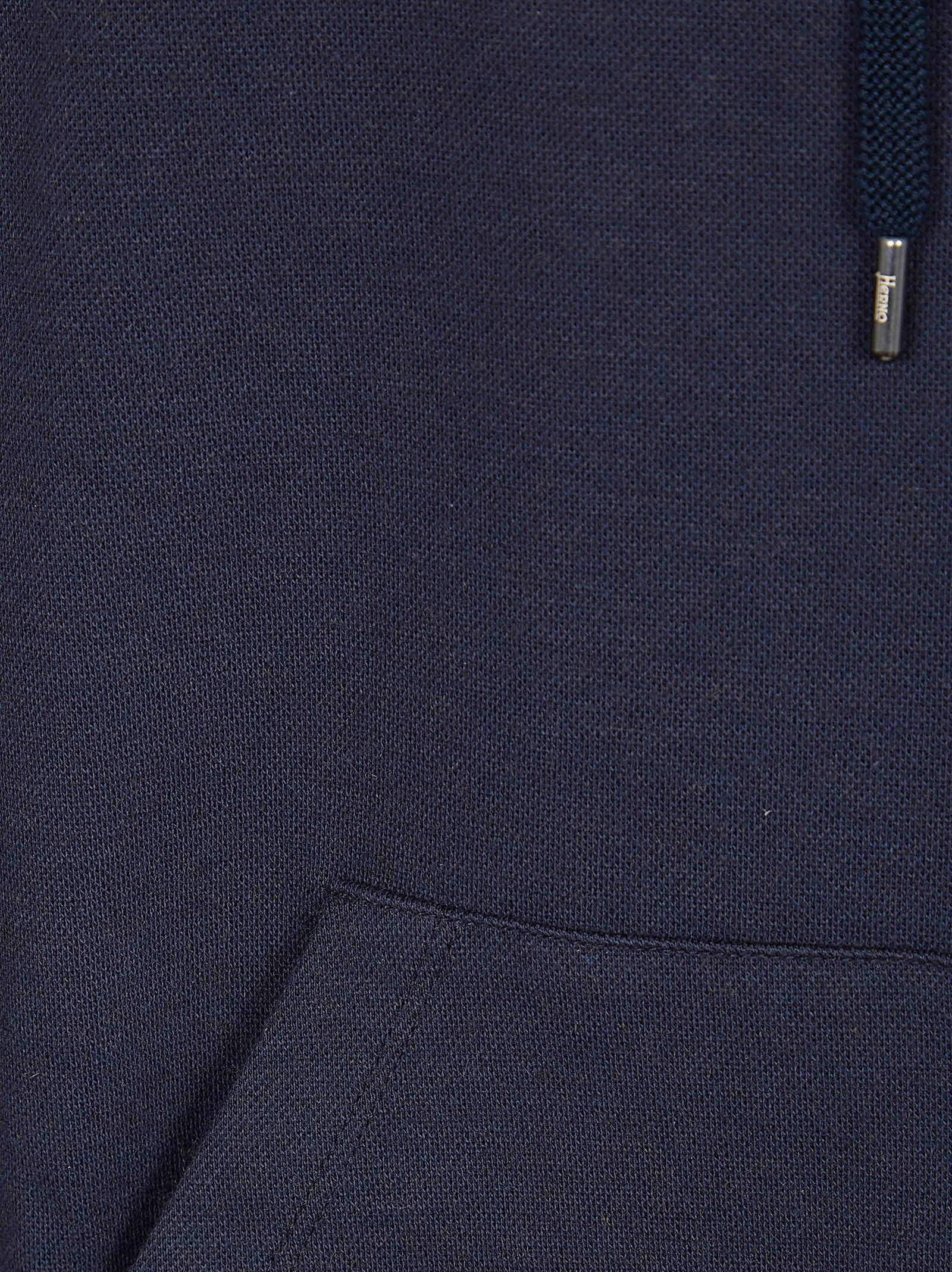 Jersey Knit Drawstring Hood Sweatshirt