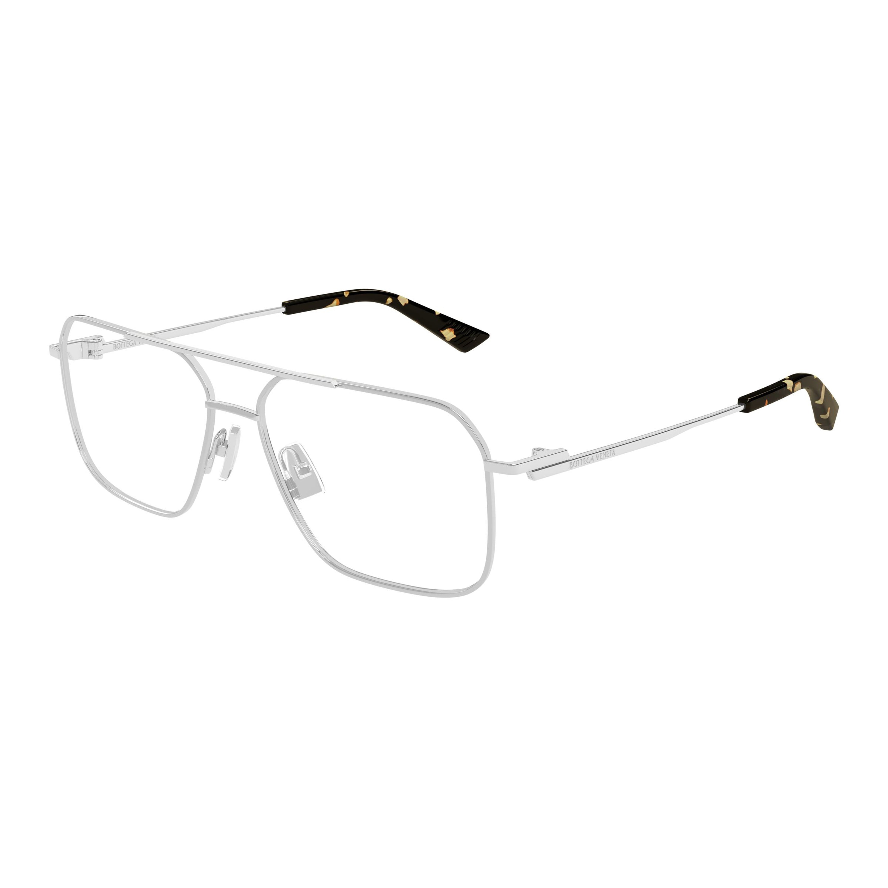 Bv1384o Geometric Square Metal Frame Eyeglasses