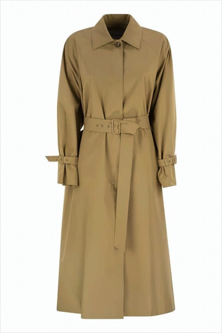 Structured Brown Trench Coat