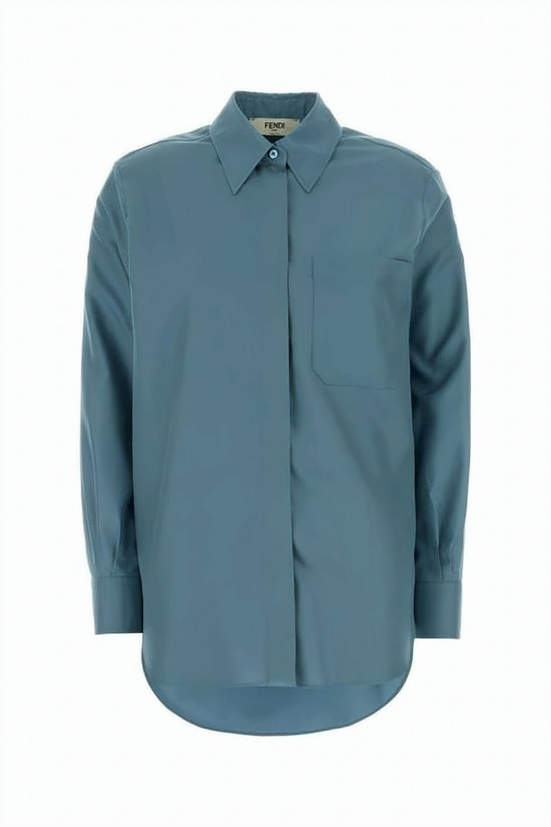 Silk Shirt With Classic Collar