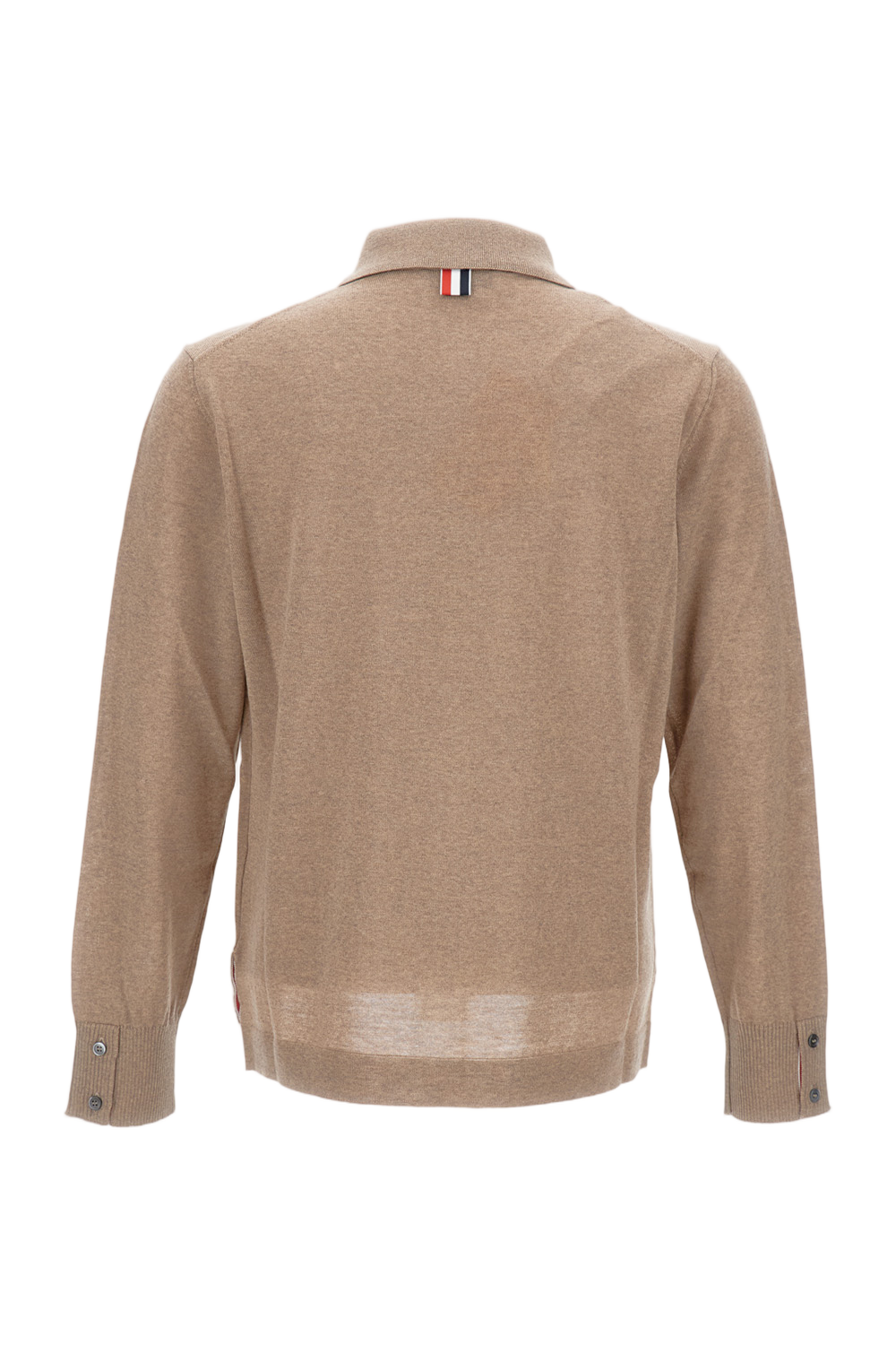 Wool Cardigan With Pointed Collar