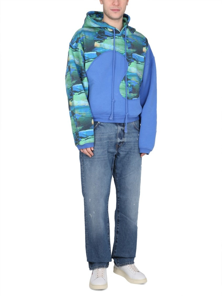 Relaxed-Fit Hoodie With Front Print